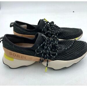 Sorel Women's Kinetic Impact Lace Sneaker NL4073-010 - US Size 9 Black